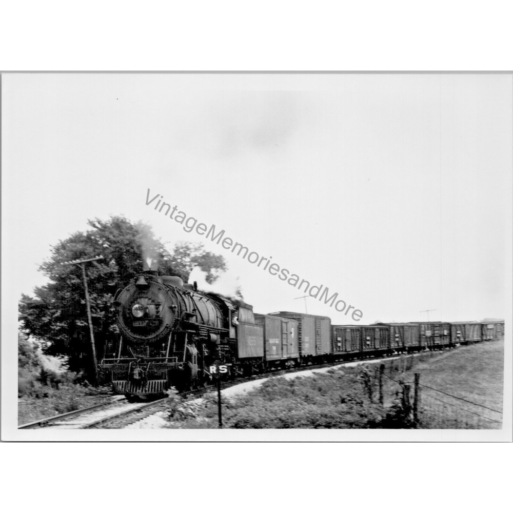 Vtg Louisville & Nashville Railroad 1855 Steam Locomotive 5"X7" Real Photo T2-97